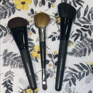 bareMinerals Professional Brush Trio - Black and Brown